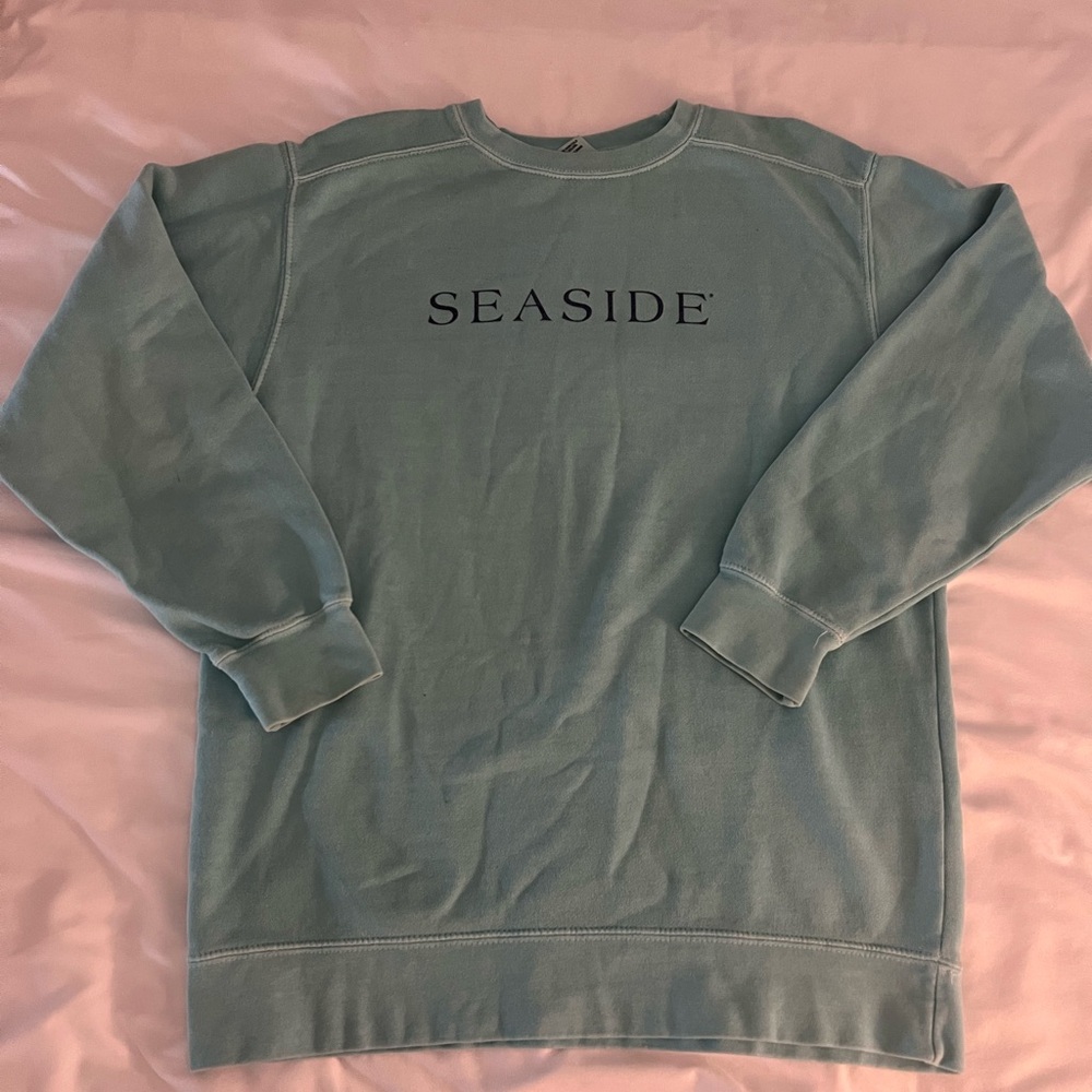 Teal SEASIDE CREWNECK